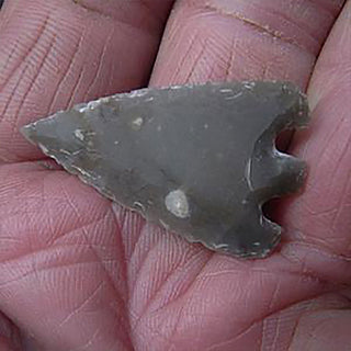 Flint arrow head