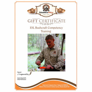 The Woodland Ways IOL Bushcraft Competency Training Course Gift Voucher