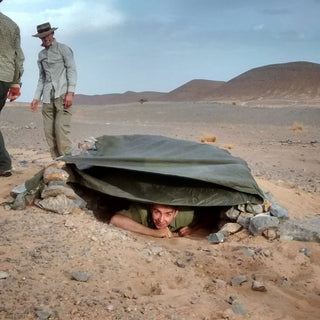 Sand grave in the Sahara Desert