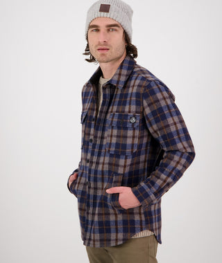 Swanndri Kiaraki v3 Wool Shacket Trail Check