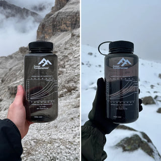 Forest Fundamentals Titanium Cup and Nalgene Bottle Set
