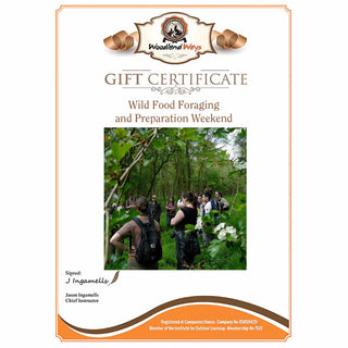 Gift Voucher - Wild Food Foraging and Preparation Weekend