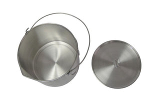 Pathfinder Large Bush Pot & Lid Set Stainless Steel 120oz