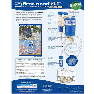 First Need XLE Elite Portable Water Purifier