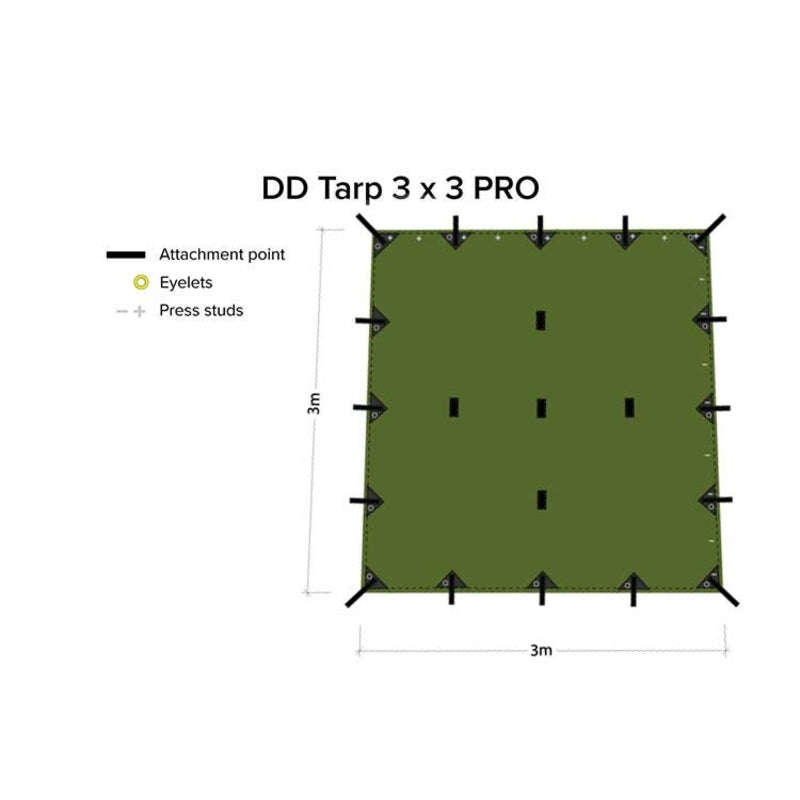 dd hammocks tarp 3x3 pro DD Tarp 3x3 PRO