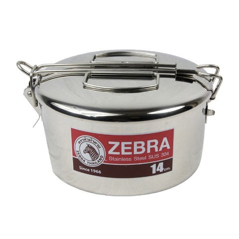 Zebra Stainless Steel Camping Pot 14cm | Woodland Ways