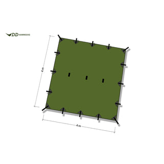 DD Tarp 4x4 - 100% Waterproof Shelter