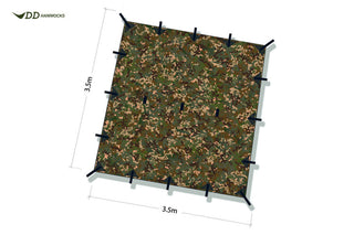 DD Tarp 3.5 x 3.5 Multicam