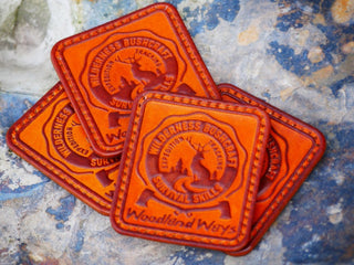 Leather Woodland Ways Logo Patch