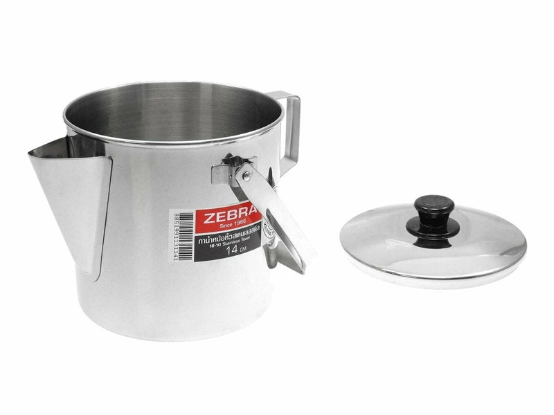 Stainless Steel Teapot with Filter, 1.5 Liter, Zebra Thailand