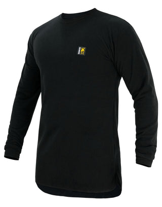 Swazi Long Sleeve Micro Top Black