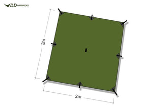 DD Tarp 2x2 Olive Green